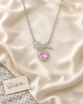 Pink Heart Necklace — Necklace