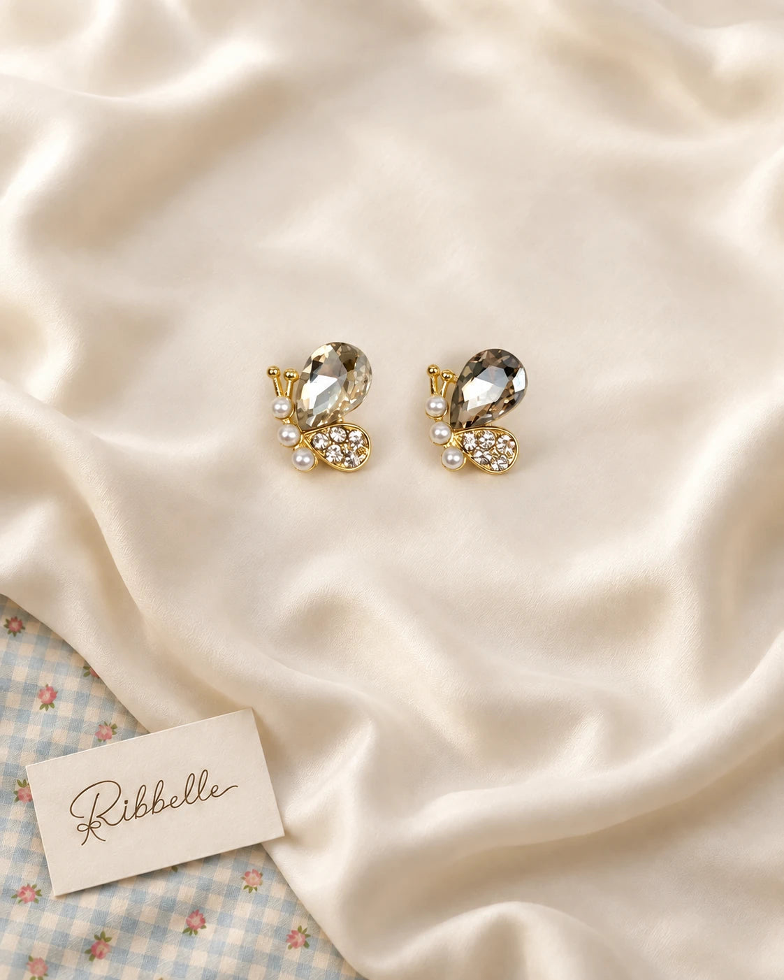 Stud Earring Collection (4 Pairs) · Gold tone · Pair 4
