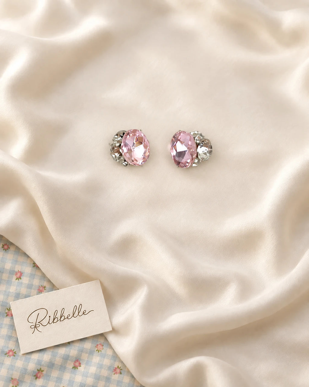 Stud Earring Collection (4 Pairs) · Pink · Pair 2
