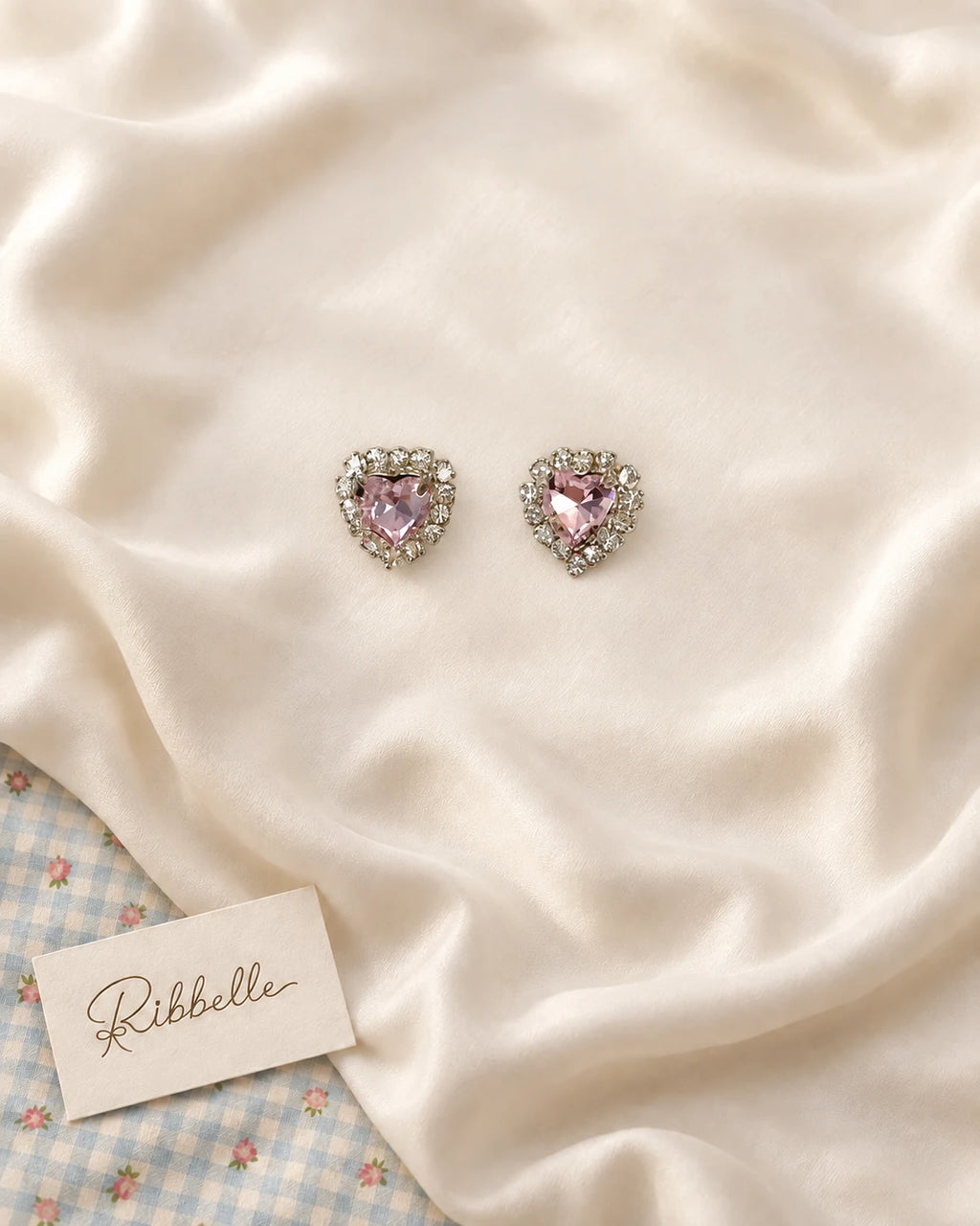 Stud Earring Collection (4 Pairs) · Pink · Pair 3