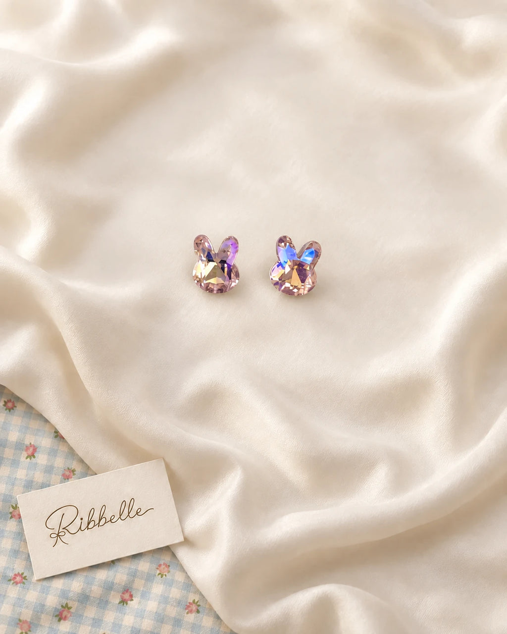 Stud Earring Collection (4 Pairs) · Pink · Pair 4