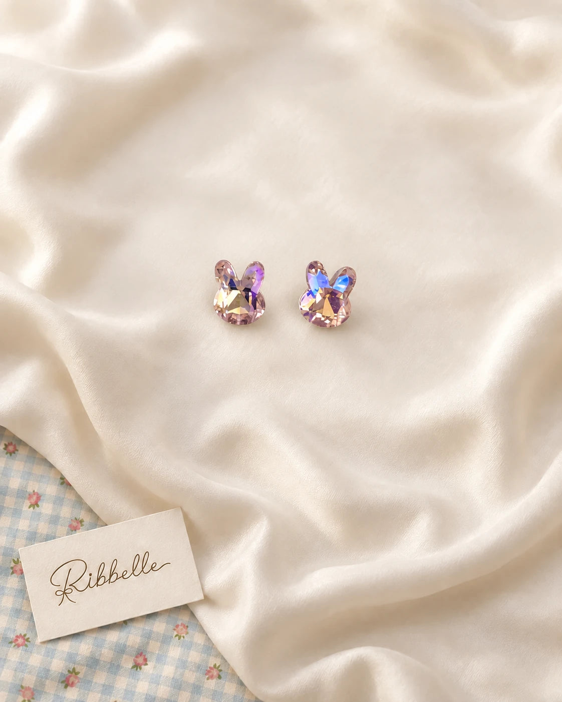 Stud Earring Collection (4 Pairs) · Pink · Pair 4