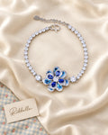 Blue Camellia Bracelet
