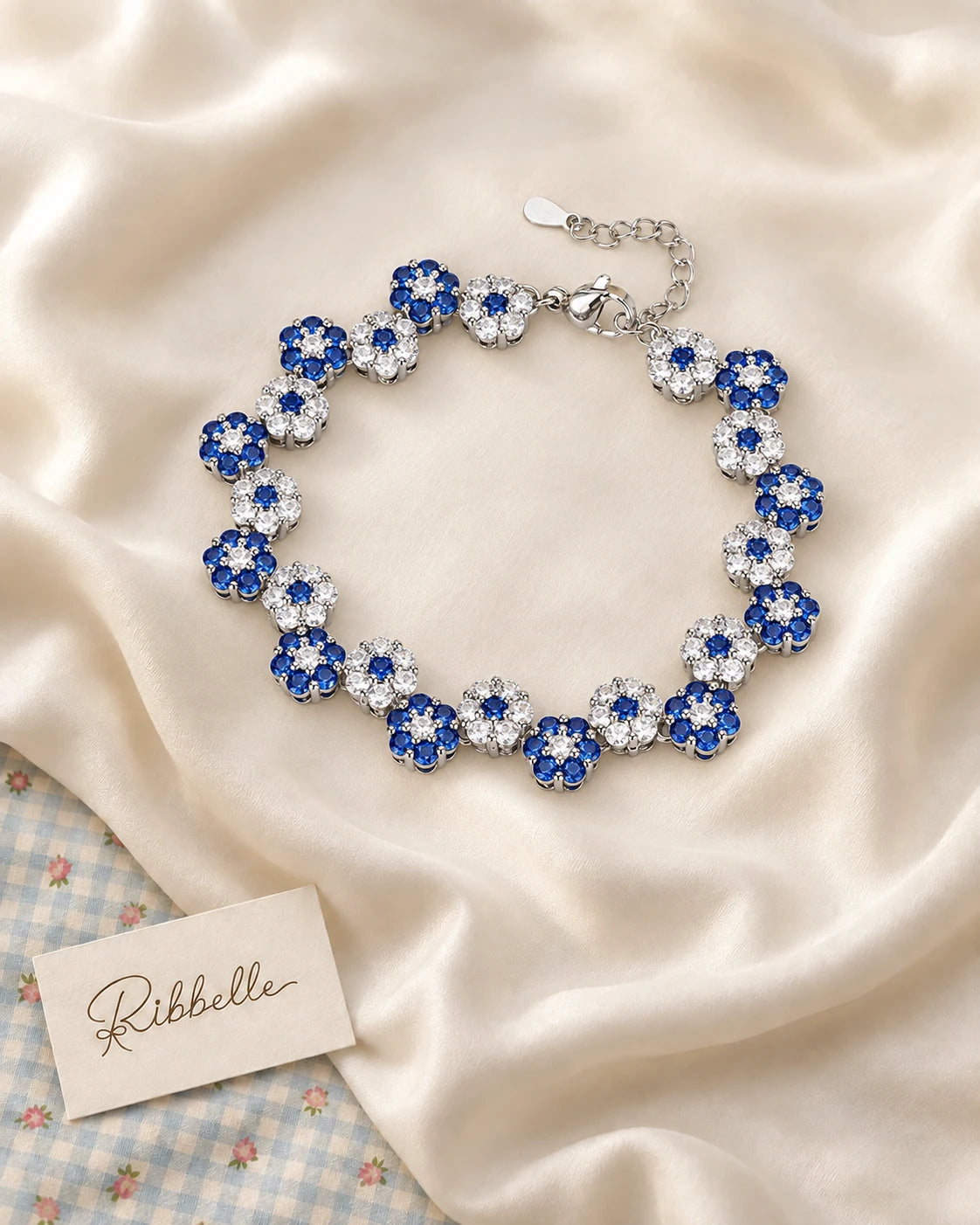 Blue Starflower Bracelet