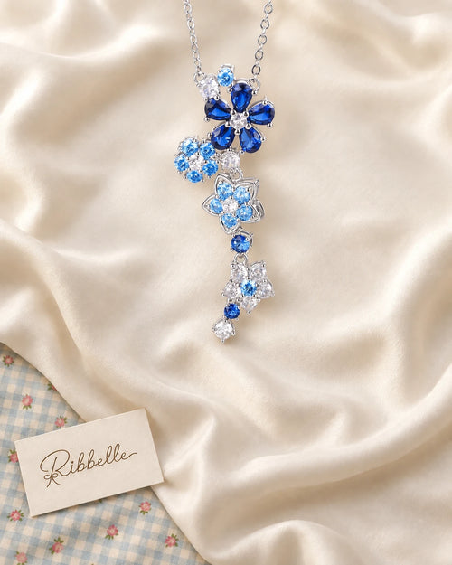 Blue Starflower Necklace