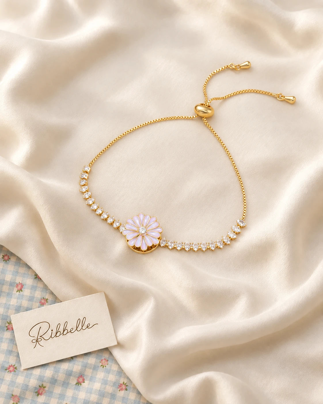 Blush Daisy Bracelet