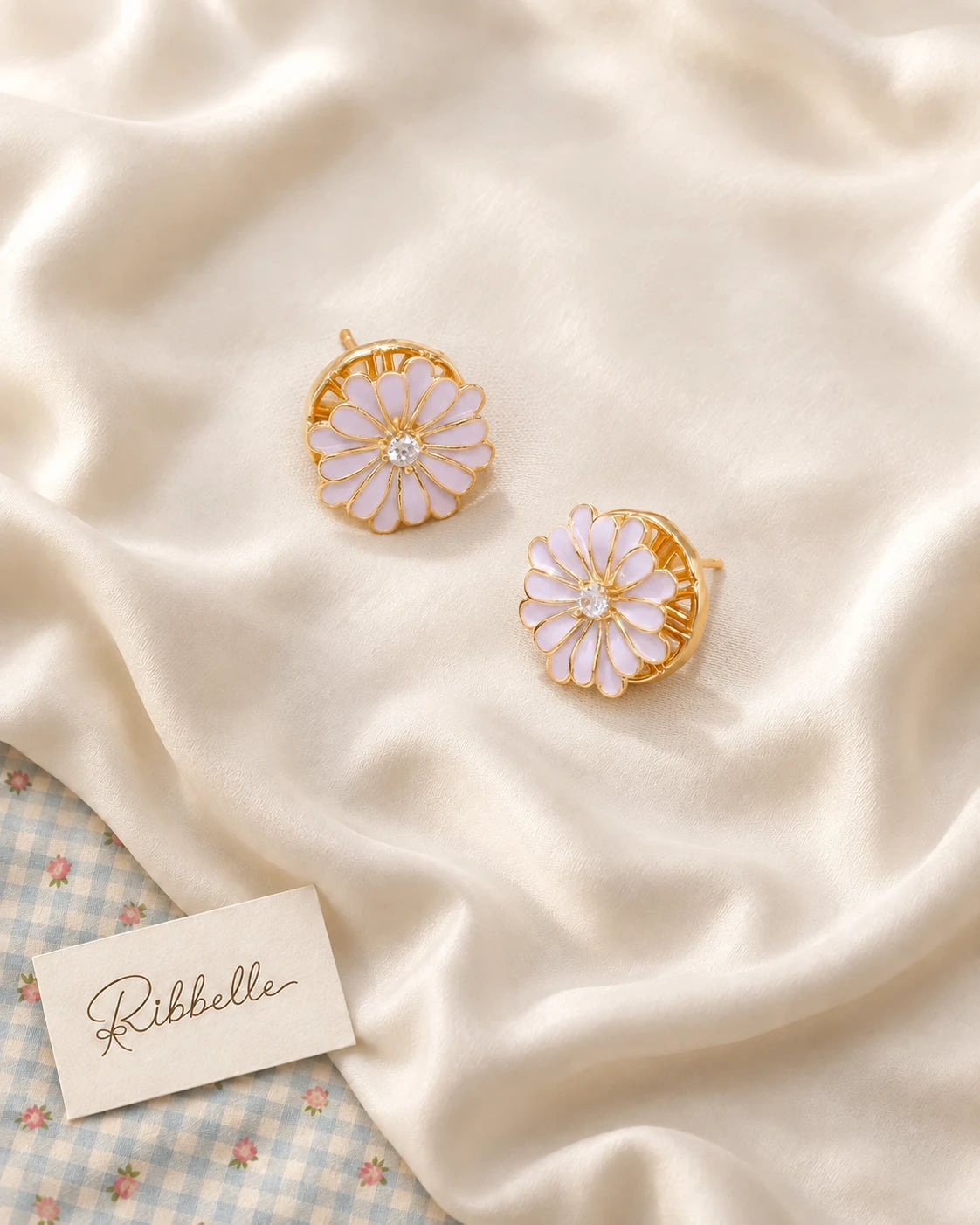 Blush Daisy Earrings