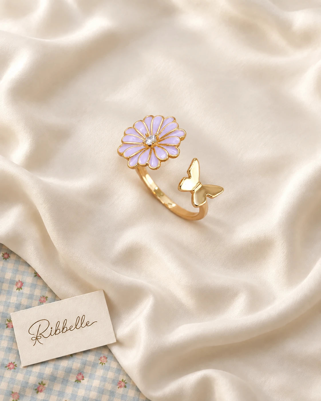 Blush Daisy Ring