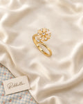 Cream Flower Ring