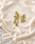 Green Leaf Earrings