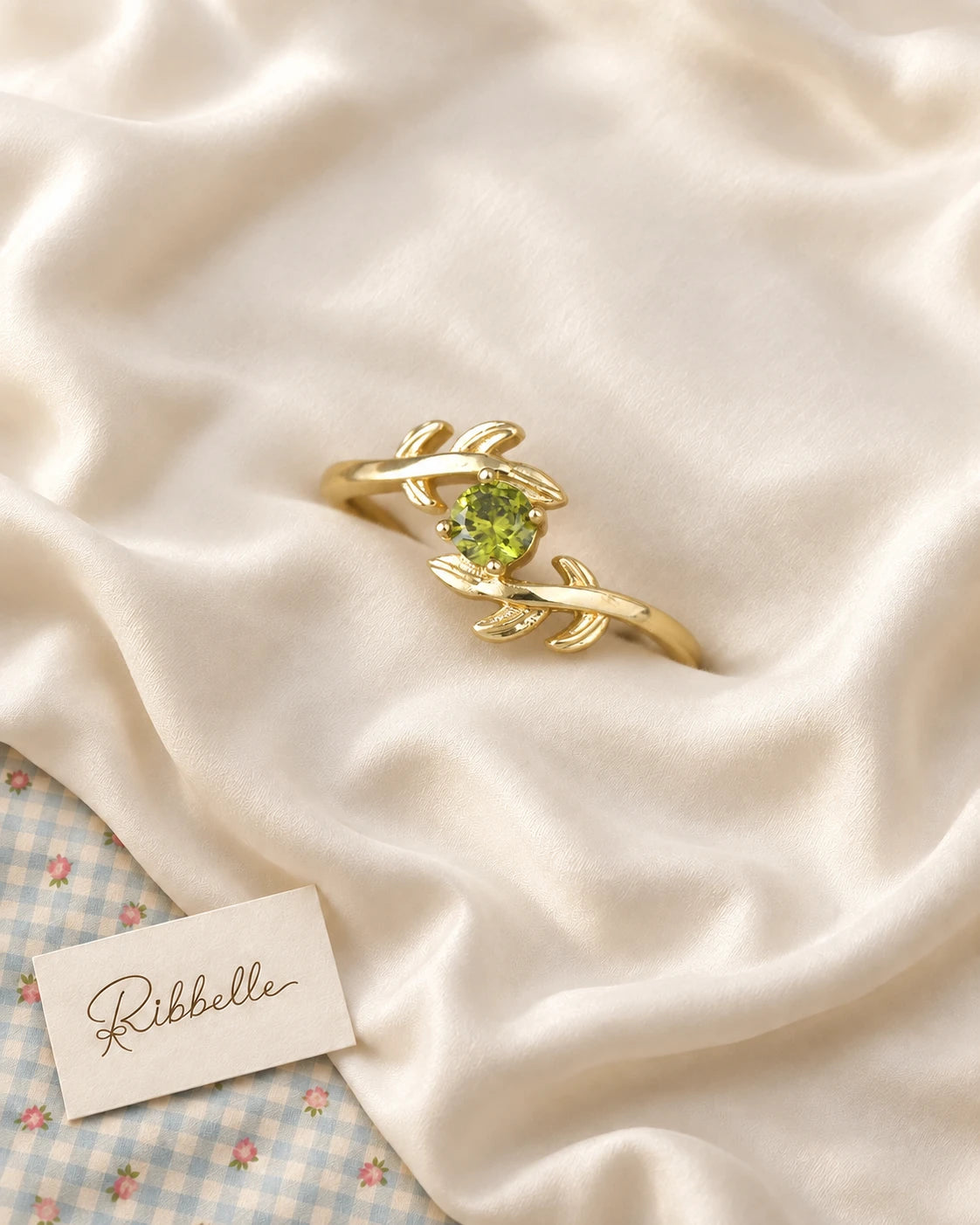 Green Leaf Ring · I
