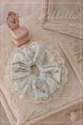 Fairytale Blue lace scrunchie