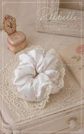 Rose Whisper lace scrunchie