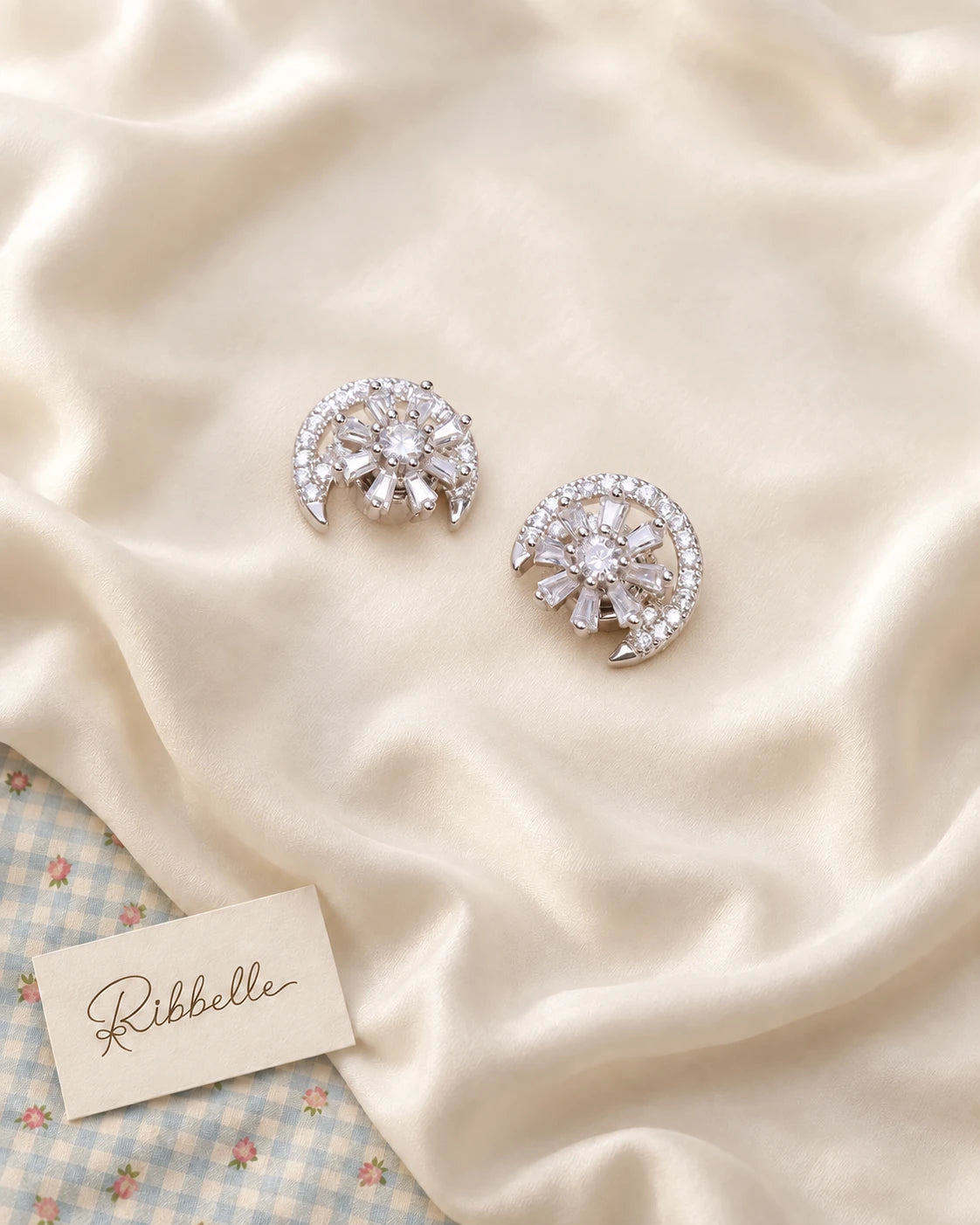 Lunar Flower Earrings