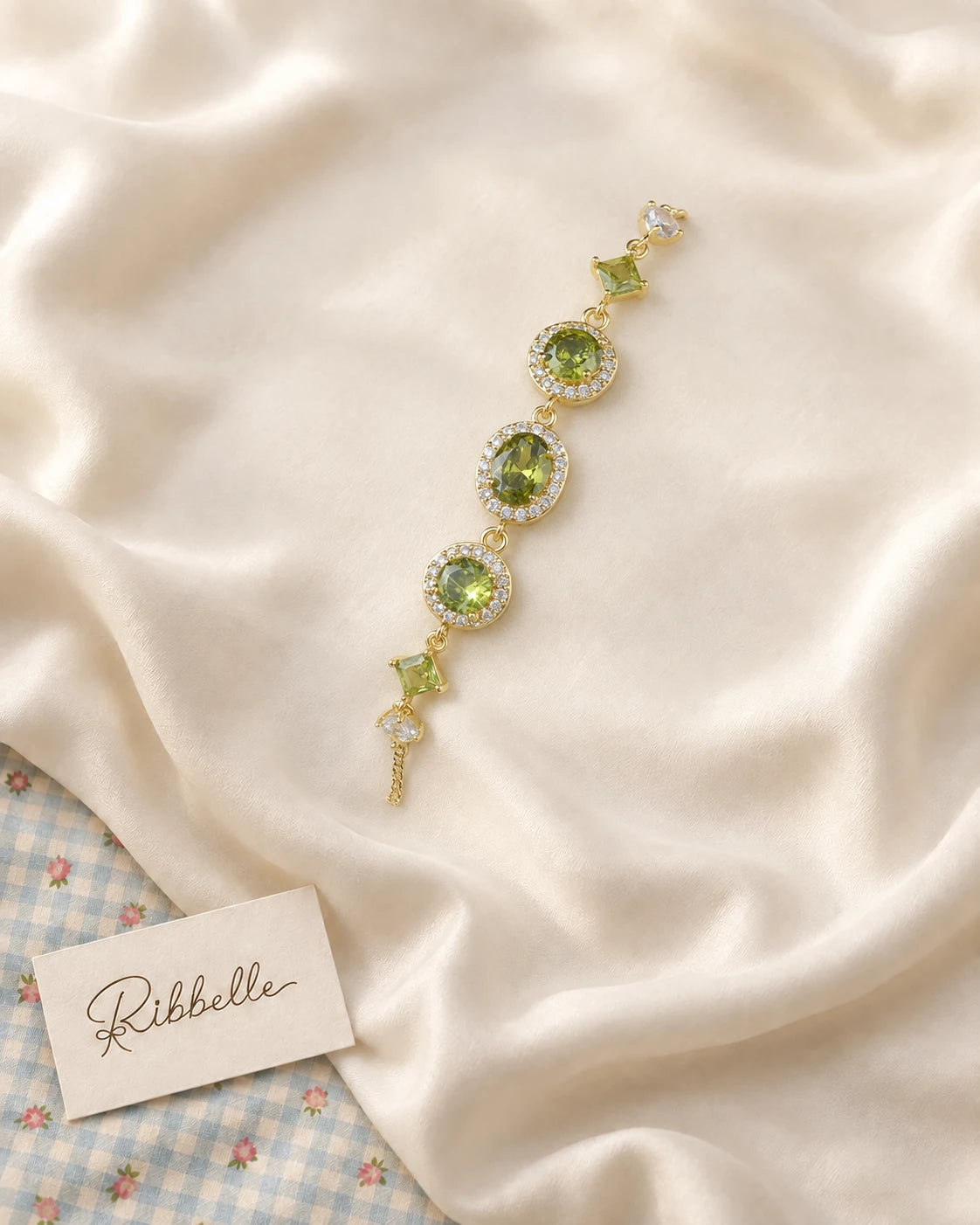 Oval Bracelet · Green