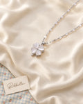 Pearlescent Clover Necklace