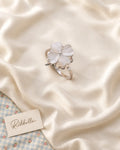 Pearlescent Clover Ring