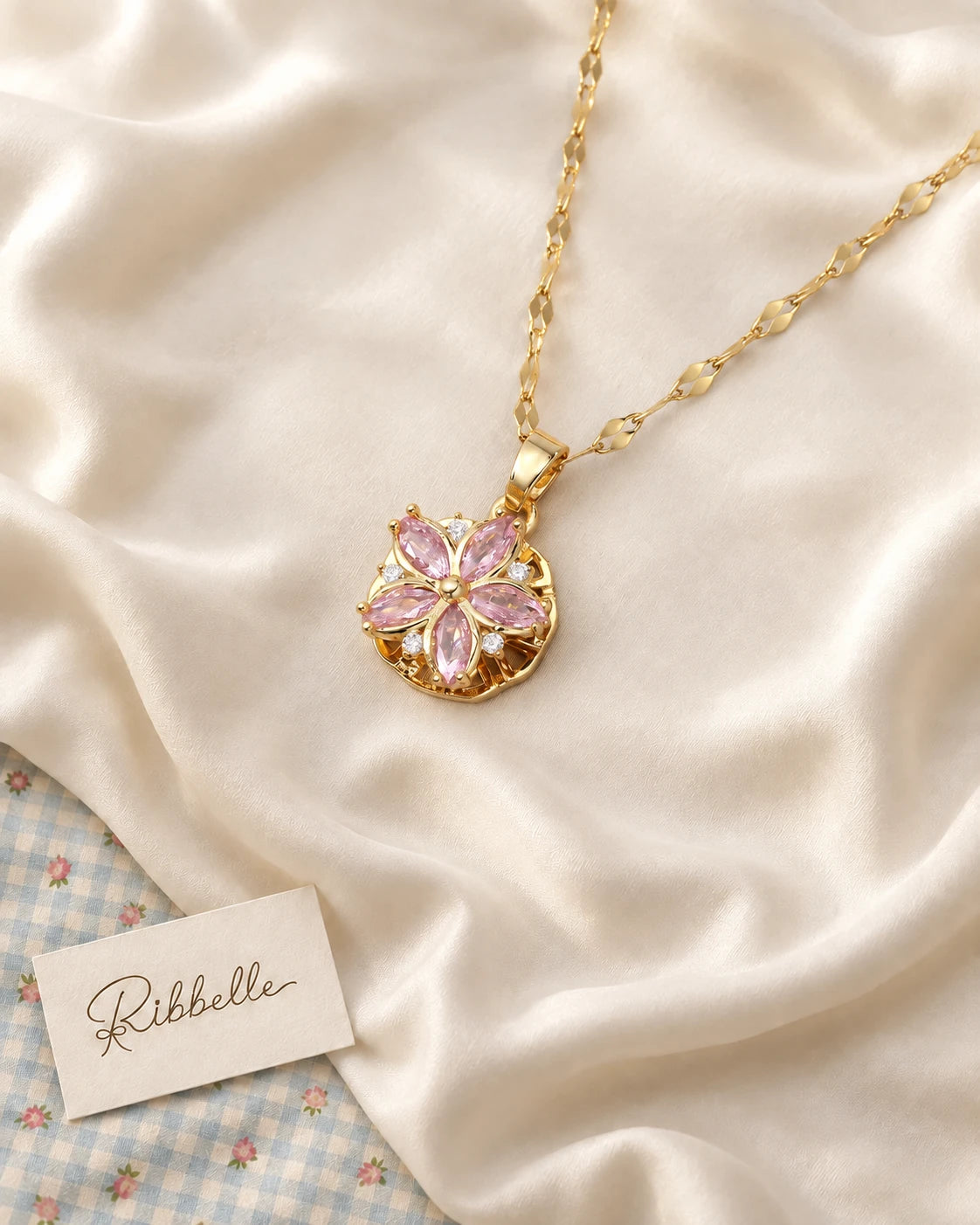 Pink Blossom Necklace