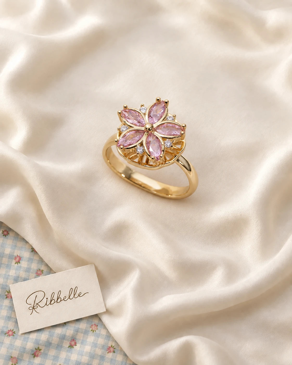 Pink Blossom Ring