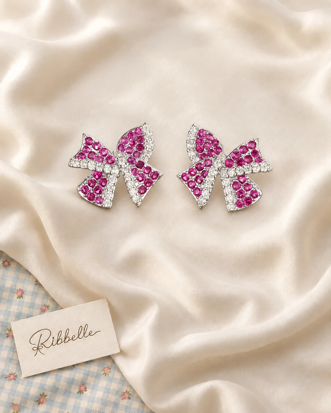 Pink Starflower Earrings