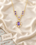Purple Butterfly Necklace