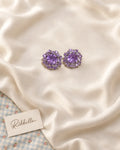 Purple Blossom Earrings
