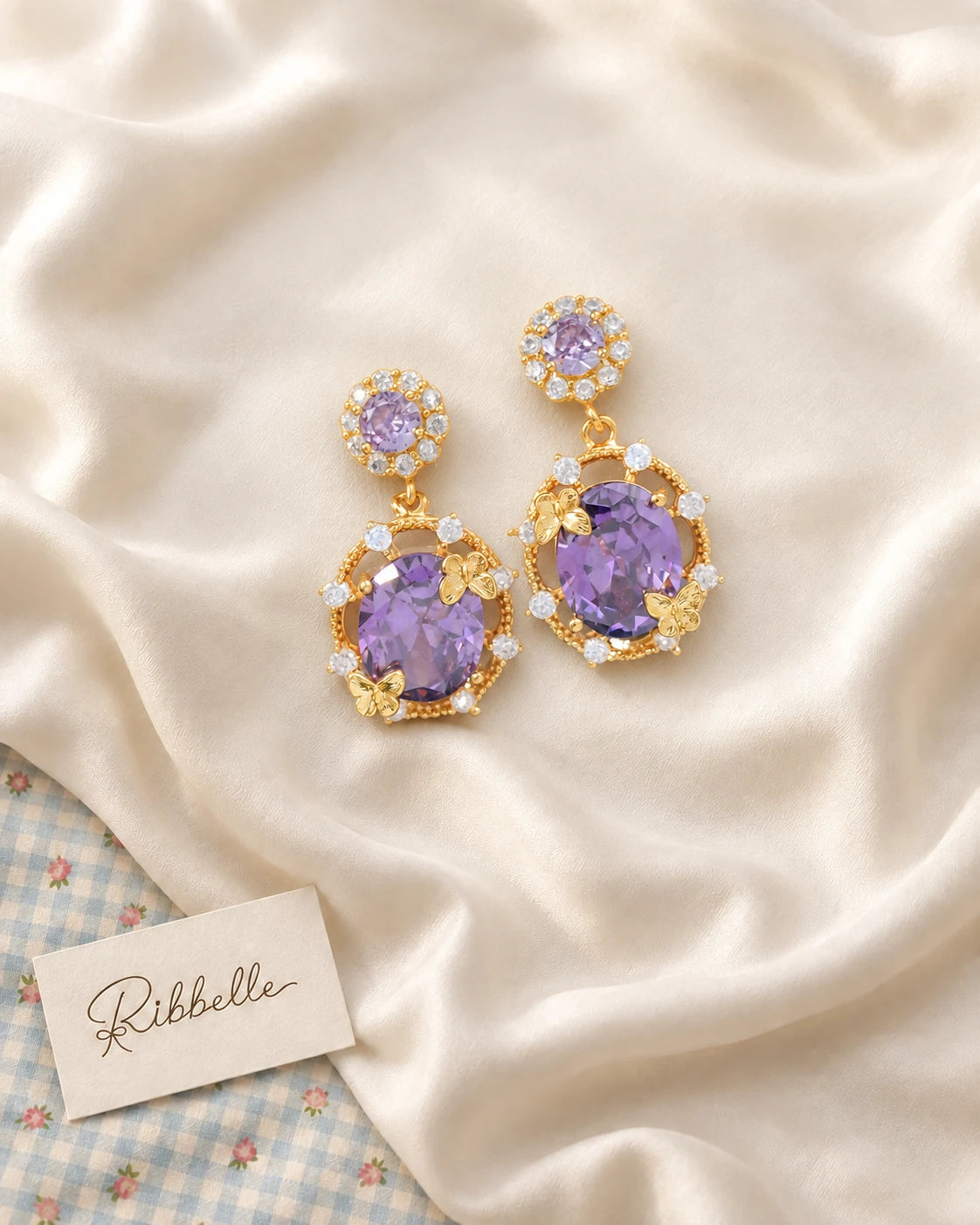 Purple Royal Earrings · Dangle earrings