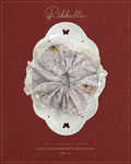 Dusty Lilac Scissor Print lace scrunchie