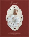 Ice Blue Bear Star plush scrunchie