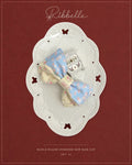 Blue & Yellow Oversized Bow hair clip