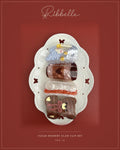 Clear Dessert claw clip set · set of 4